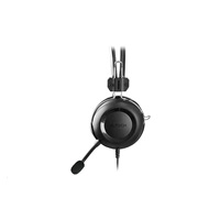 A4tech sluchátka HU-35, USB, černá