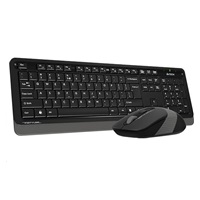 Súprava klávesnica + myš A4tech, FG1010 FSTYLER, bezdrôtová, sivá