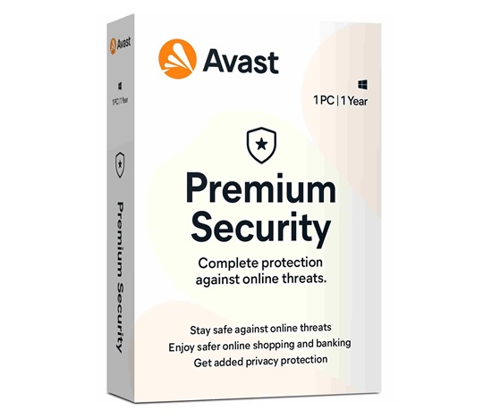 _Nový Avast Premium Security pre Windows 1 zariadenie na 12 měsíců