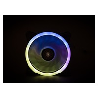 1stCOOL Ventilátor AURA EVO Dual Ring ARGB 12cm