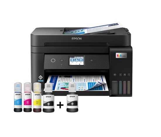 Atramentová tlačiareň EPSON EcoTank L6290, 4v1, A4, 1200x4800dpi, 33 str./min, USB, Wi-Fi, LAN, 3 roky záruka po registrácii.