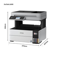 Atramentová tlačiareň EPSON EcoTank L6460, 3v1, A4, 1200x4800dpi, 37 str./min, USB, duplex, 3 roky záruka po registrácii.