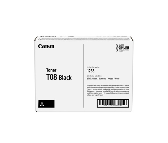 Toner CANON T08BK