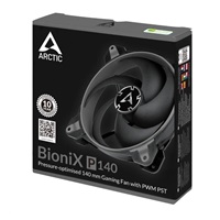 ARCTIC ventilátor BioniX P140 PWM PST 140x140x28mm, sivý