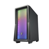 Fortron Midi Tower CMT212A Black, A.RGB svetelná lišta