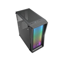 Fortron Midi Tower CMT212A Black, A.RGB svetelná lišta