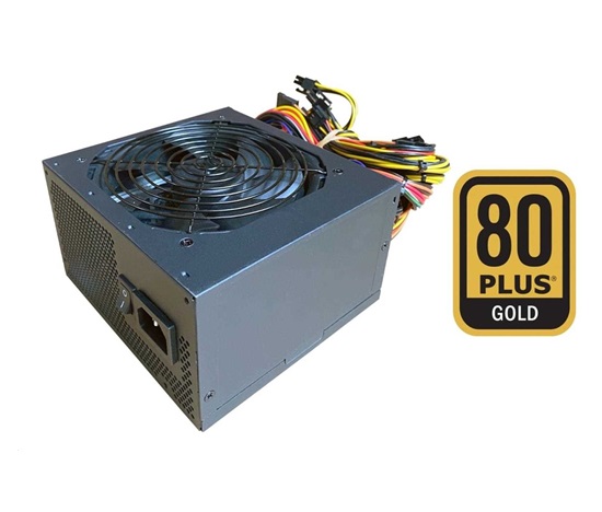 Napájací zdroj Fortron 650W FSP650-50ABA 80PLUS GOLD, voľne ložený, čierny