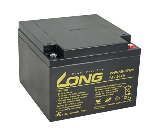 LONG batéria 12V 26Ah M5 DeepCycle (WP26-12NE)