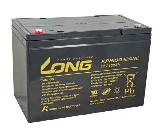LONG batéria 12V 100Ah M6 DeepCycle (KPH100-12ANE)