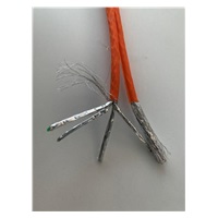 Kábel FTP TWIN PlanetElite, Cat6A, drôt, 4 páry LS0H, Dca, oranžový, 100 m