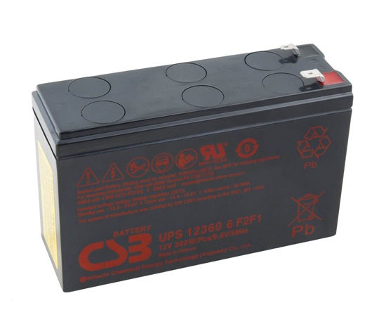 CSB batéria 12V 7Ah F1F2 HighRate (UPS 123606)