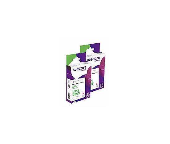 WECARE Armor kazeta pre EPSON Stylus D78/ DX4000 (T071340), sada červená, 2x9ml