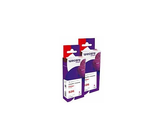 WECARE Armor kazeta pre CANON iP4850 (CLI526M), sada červená, 2x10,5 ml
