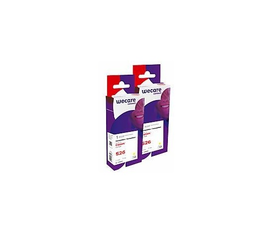 WECARE Armor kazeta pre CANON iP4850 (CLI526Y), sada žltá, 2x10,5 ml
