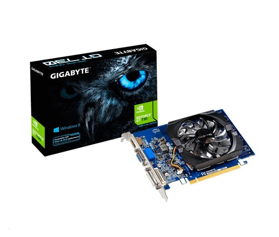 GIGABYTE VGA NVIDIA GV-N730D3-2GI Rev. 3.0, GT 730, 2 GB DDR3, 1xHDMI, 1xDVI, 1xVGA