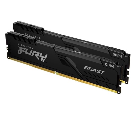 KINGSTON DIMM DDR4 16GB (Kit of 2) 3200MT/s CL16 FURY Beast Černá