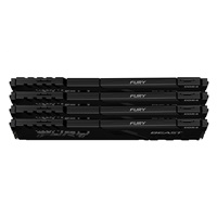KINGSTON DIMM DDR4 32GB (Kit of 4) 3600MT/s CL17 FURY Beast Černá