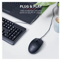 TRUST Optická myš BASI WIRED, USB