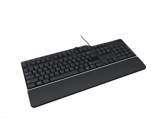 Klávesnica Dell : nemecká (QWERTZ) Dell KB-522 Wired Business Multimedia USB Keyboard Black (Kit)