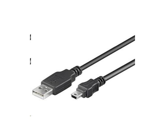 Kábel USB PREMIUMCORD 2.0, A-B mini, 5-pin, 2m