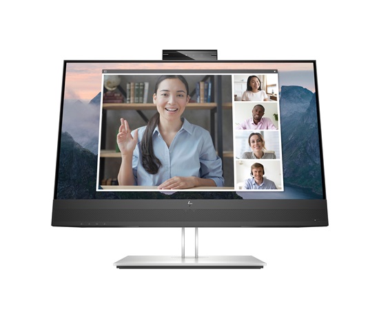 HP LCD EliteDisplay E24mv G4 23,8" IPS, 1920x1080,16:9,5ms, 250nits,1000:1,VGA,DP,HDMI,4xUSB 3.2,5MP webová kamera, repro)