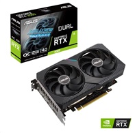 ASUS VGA NVIDIA GeForce Dual RTX 3060 V2 OC Edition, RTX 3060, 12 GB GDDR6, 3xDP, 1xHDMI