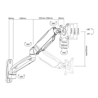 Držák na monitor Tv Fiber Mounts FM31