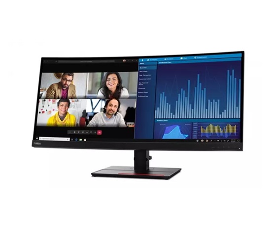 LENOVO LCD ThinkVision P34w-20 34.14" curved WLED IPS, 21:9, 3440x1440, 178/178, 300cd/m2, 1000:1, DP, USB-C, HDMI,VESA