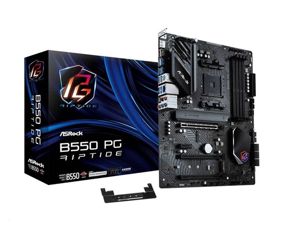 ASRock MB Sc AM4 B550 PG Riptide, AMD B550, 4xDDR4, 1xHDMI