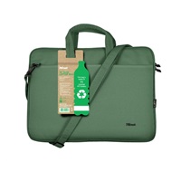 TRUST 16" Bologna Slim Laptop Bag Eco, zelená
