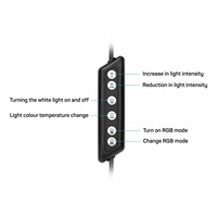 CONNECT IT Selfie10RGB kruhové 10" RGB LED svetlo