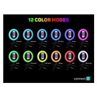 CONNECT IT Selfie10RGB kruhové 10" RGB LED svetlo