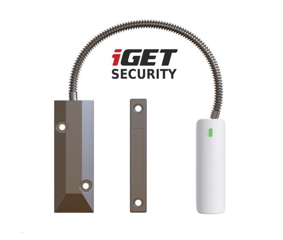 iGET SECURITY EP21 - Bezdrátový magnetický senzor pro železné dveře/okna/vrata pro alarm iGET SECURITY M5