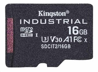 Karta Kingston 16GB microSDHC Industrial C10 A1 pSLC v jednom balení