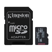 Karta Kingston 32GB microSDHC Industrial C10 A1 pSLC + adaptér SD