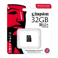 Karta Kingston 32GB microSDHC Industrial C10 A1 pSLC v jednom balení