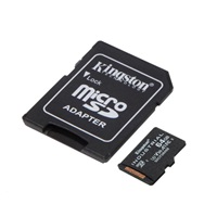 Karta Kingston 64GB microSDXC Industrial C10 A1 pSLC + adaptér SD