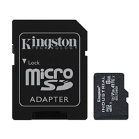 Kingston 8GB microSDHC Industrial C10 A1 pSLC Card + SD Adapter