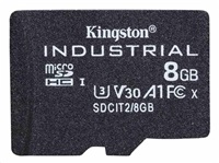 Karta Kingston 8GB microSDHC Industrial C10 A1 pSLC v jednom balení