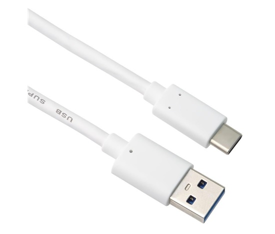 PremiumCord USB-C na USB 3.0 A (USB 3.2 generácia 2, 3A, 10Gbit/s) 2m, biela