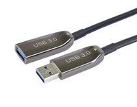 PremiumCord Optický predlžovací kábel AOC USB 3.0 A/muž - A/žena, 10 m