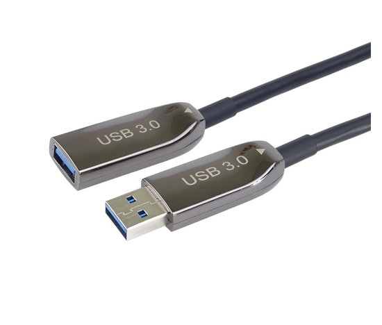 PremiumCord Optický predlžovací kábel AOC USB 3.0 A/muži - A/ženy, 30m