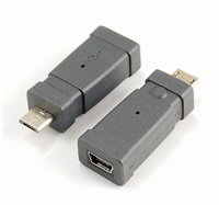 Adaptér USB PremiumCord Mini 5 PIN/samec - Micro USB/samec