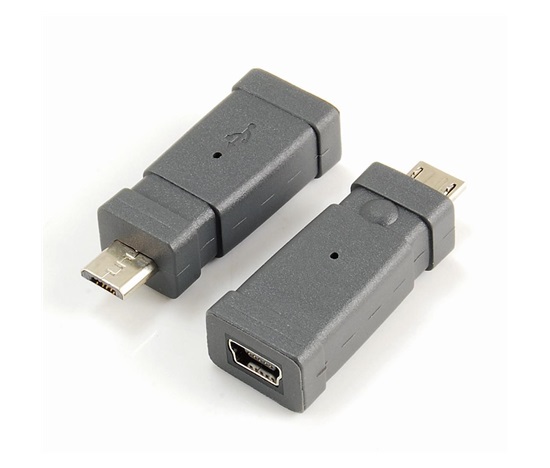 Adaptér USB PremiumCord Mini 5 PIN/samec - Micro USB/samec