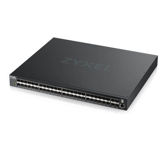 Zyxel XGS4600-52F L3 Managed Switch, 48x SFP, 4x 10G SFP+, dvojitý zdroj napájania
