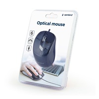 Myš GEMBIRD MUS-6B-01, USB, čierna