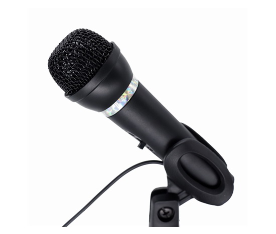 Stolný mikrofón GEMBIRD MIC-D-04, HQ, čierny