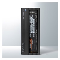 AXAGON EEM2-GTR, USB-C 3.2 Gen 2 - M.2 NVMe SSD kovový box THIN RIB