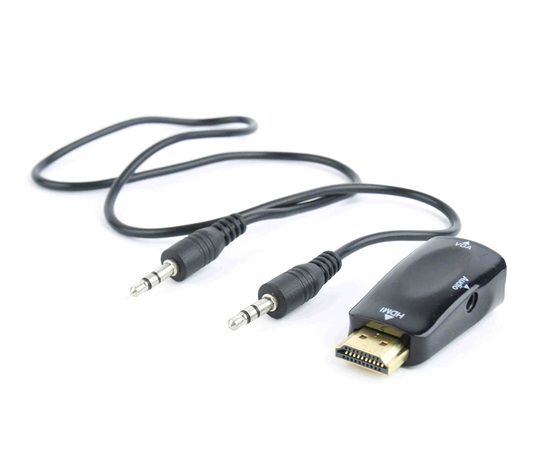 C-Tech HDMI na VGA + audio adaptér, M/F