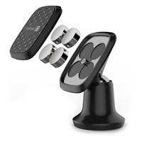 Univerzálny magnetický držiak do auta CONNECT IT InCarz 4Ultra, 4 magnety, čierny